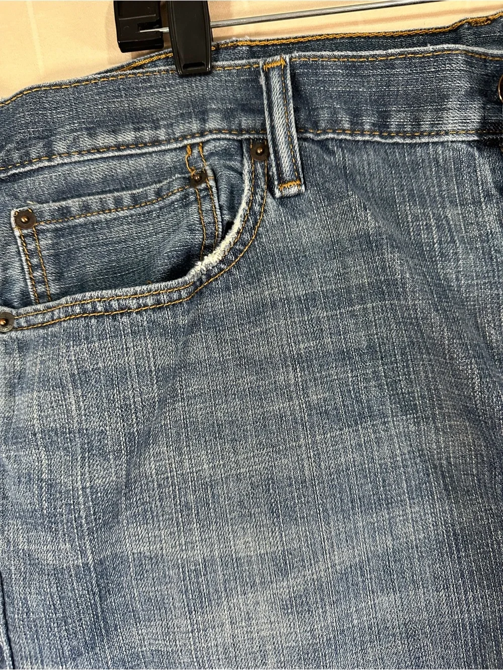 Levi's 559 Relaxed Straight Jeans Blue Denim Men's 40x30 EUC